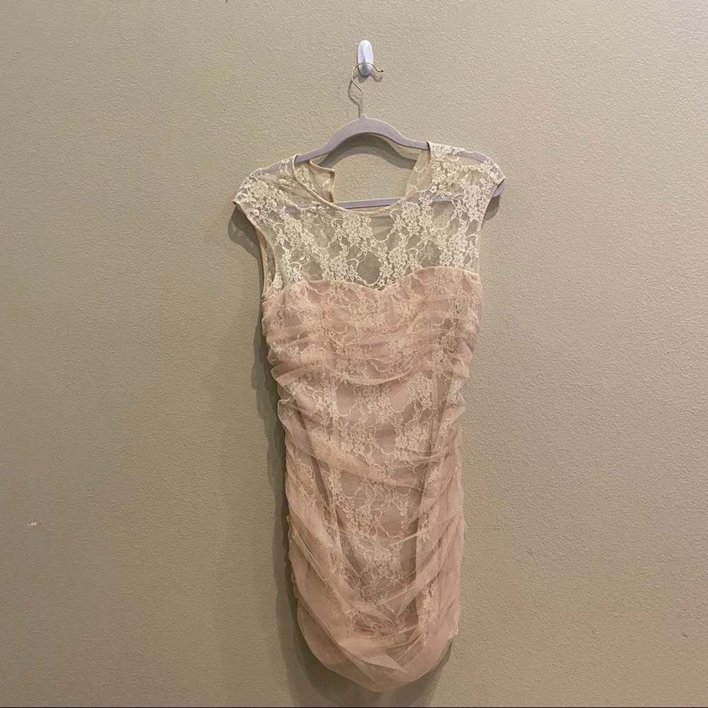 En Creme Cream Dress